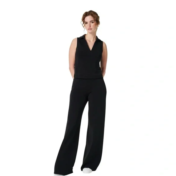 Spanx - Airessentials Polo Tank - Black, NWT - Picture 3 of 4